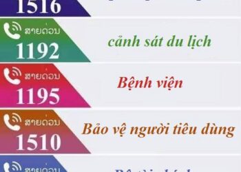 Danh sách các số điện thoại hỗ trợ khẩn cấp tại Lào