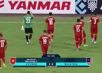 Việt Nam giành chiến thắng trước Malaysia với tỷ số 2-0