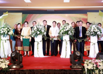 Khai trương Trung tâm thương mại Thạt Luổng Plaza nằm ở trung tâm Thủ đô Viêng Chăn