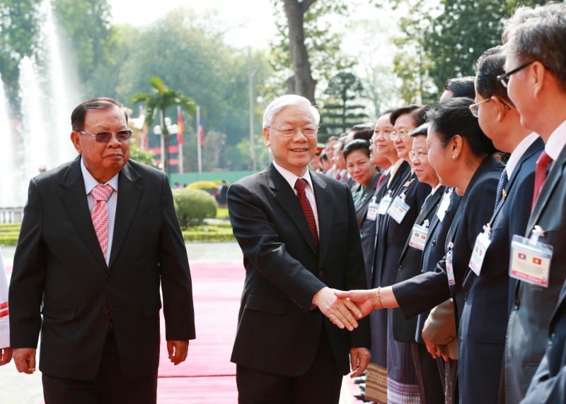 Tổng bí thư, Chủ tịch nước Nguyễn Phú Trọng thăm chính thức Lào, hội đàm song phương ký kết 9 văn kiện hợp tác