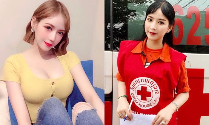 Hotgirl Lào xinh đẹp mang biệt danh “ thiên thần cứu hộ”