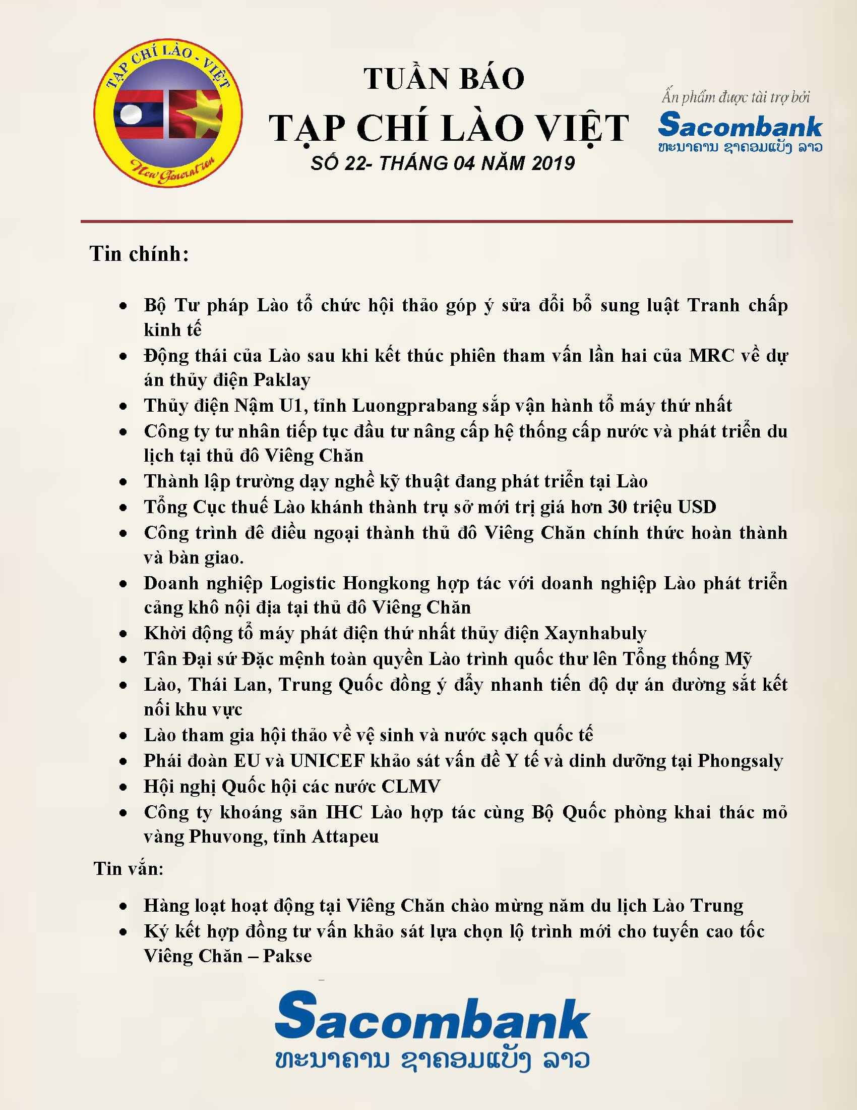 Tuần báo số 22