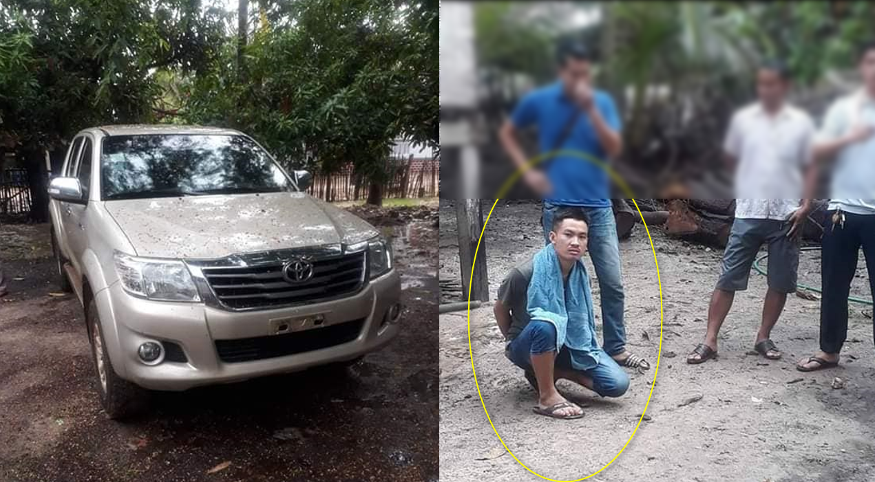 Videoclip: táo tợn cướp xe ô tô ngay giữa ban ngày tại Lào