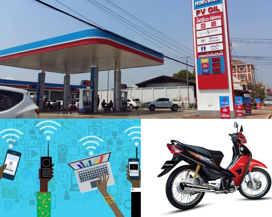 Lào sẽ giảm thuế tiêu thụ đặc biệt đối với xăng dầu và xe máy