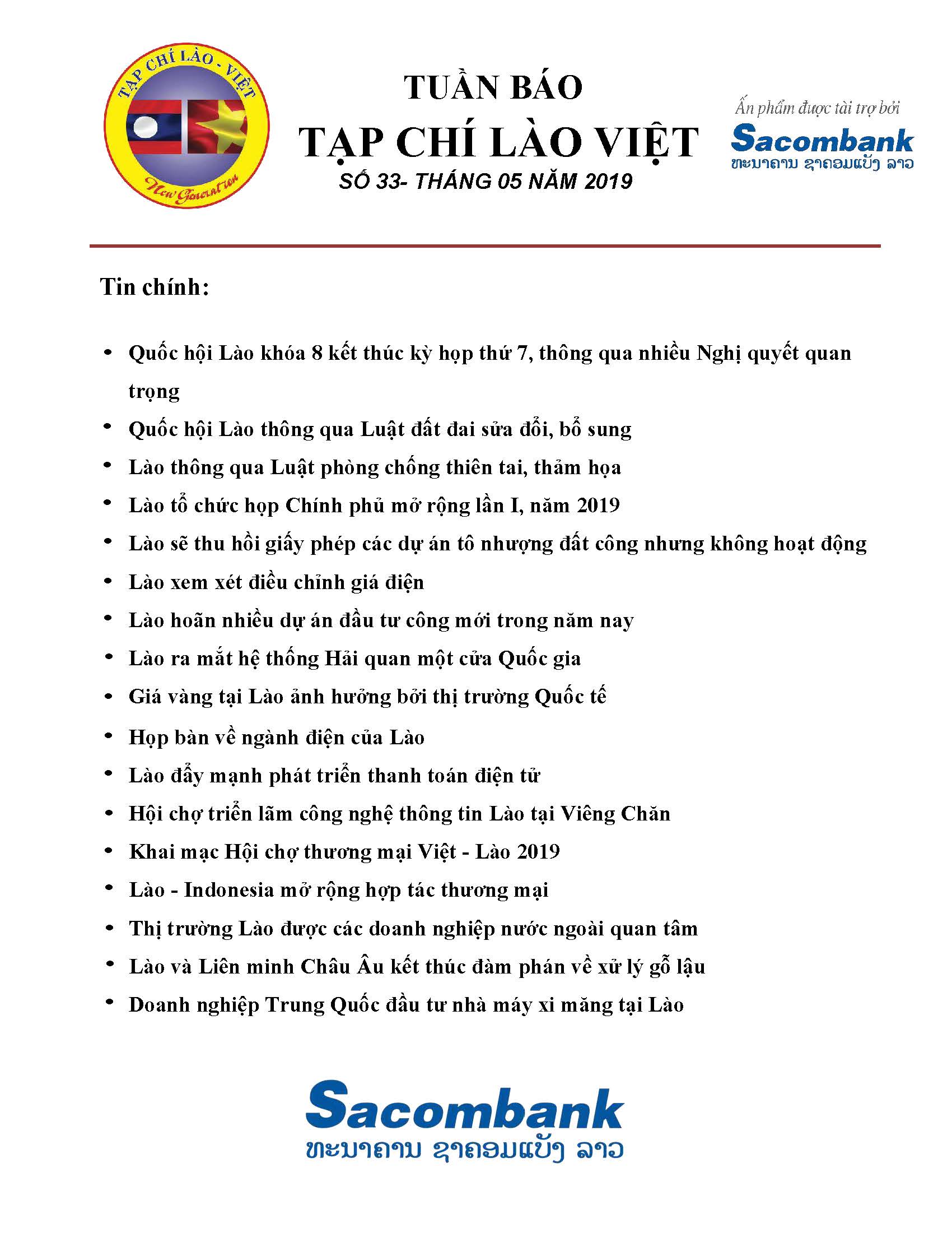 Tuần báo số 33