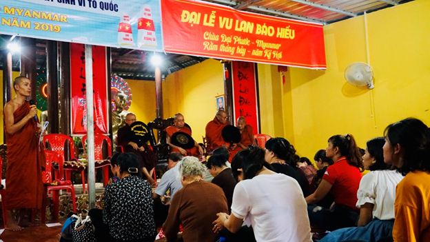 Đại lễ Vu lan tại Chùa Đại Phước, Myanmar: Khi những giá trị nhân văn lan tỏa