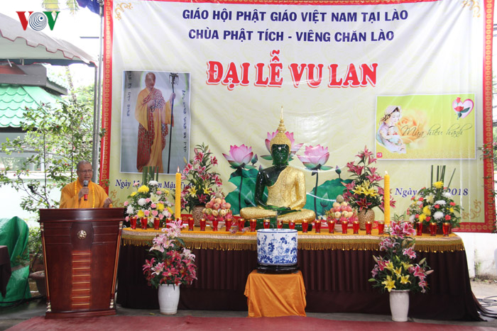 Cộng đồng người Việt tổ chức Đại lễ Vu Lan báo hiếu tại Lào