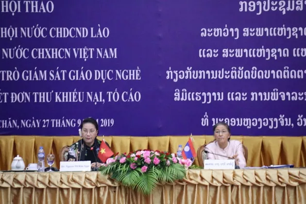 Đẩy mạnh hợp tác giữa Quốc hội Việt Nam và Lào