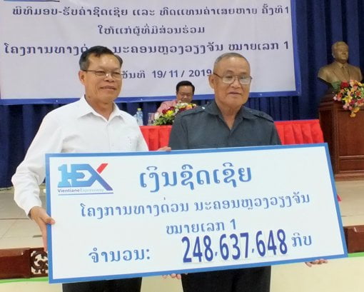 Cao tốc nội thành Vientiane: ưu tiên giải quyết vấn đề đền bù