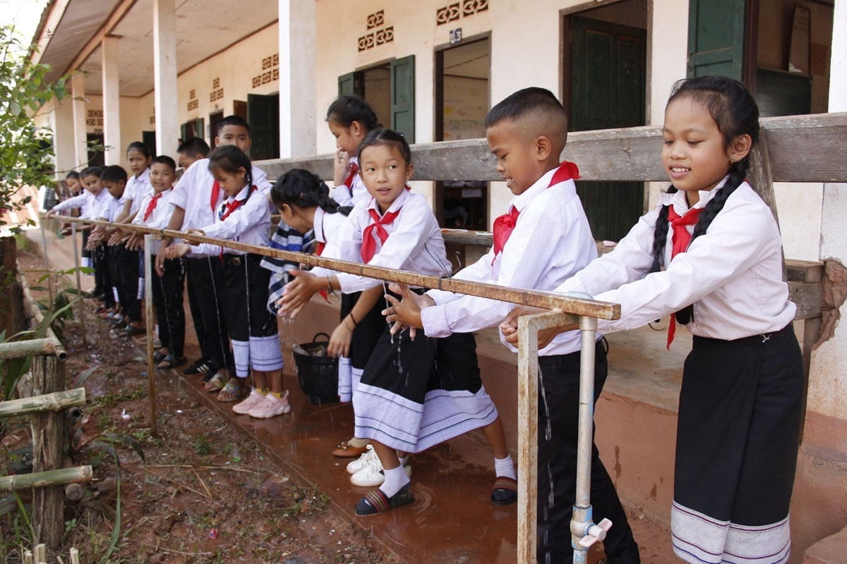 Nhiều trường công lập ở Lào chưa thể tuân thủ các biện pháp phòng ngừa Covid-19