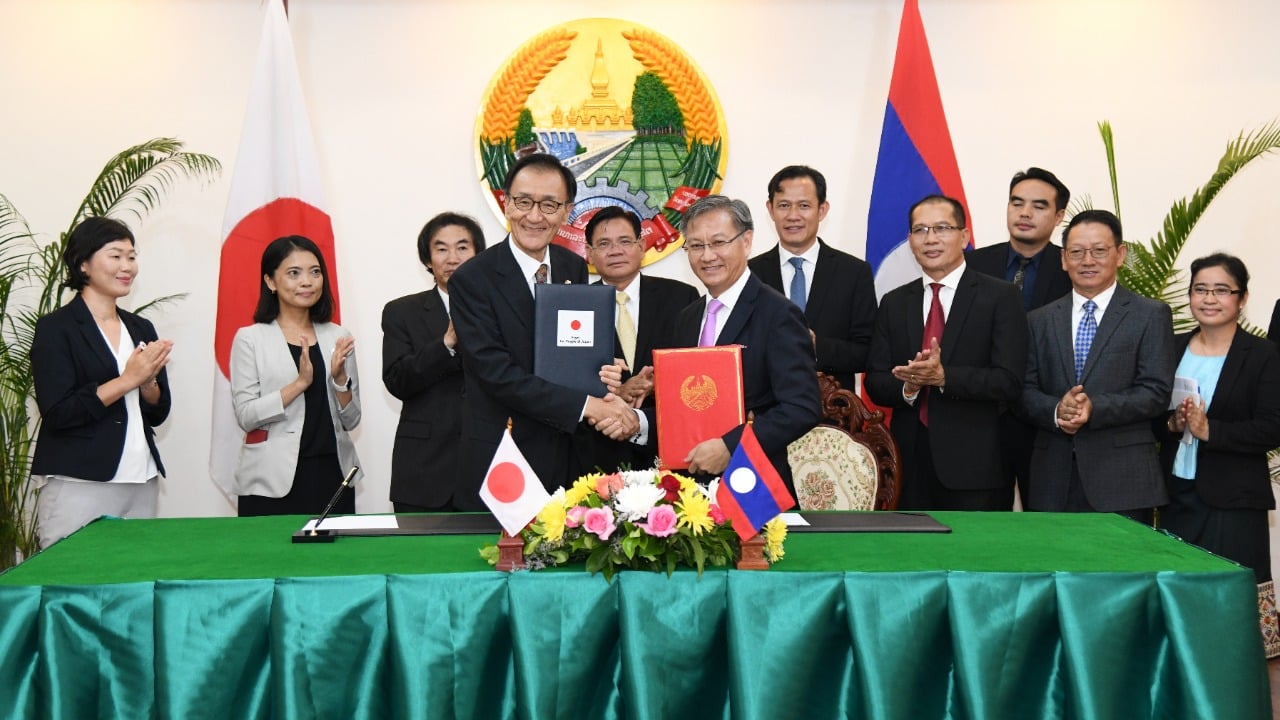 Nhật Bản viện trợ cho Lào phát triển nguồn nhân lực