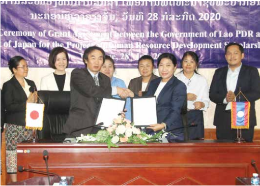 Nhật Bản viện trợ Lào phát triển nguồn nhân lực