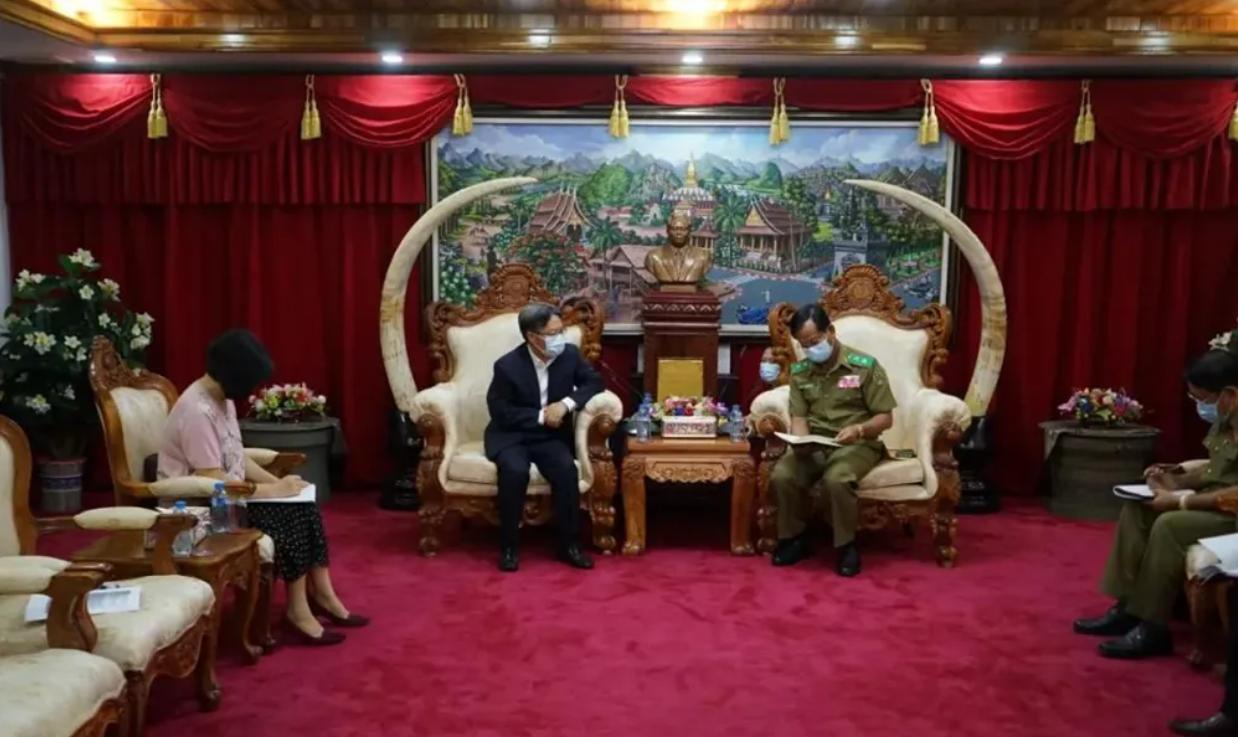 Đại sứ Trung Quốc đề nghị Lào tăng cường bảo vệ an toàn cho công dân và cơ quan Trung Quốc tại Lào