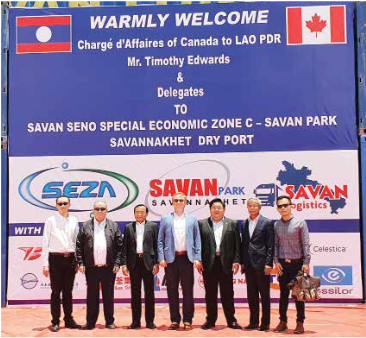 Canada tìm hiểu hoạt động đầu tư tại đặc khu kinh tế Savan-Seno