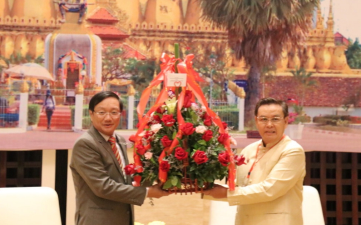Chúc mừng 70 năm Ngày thành lập Mặt trận Lào Xây dựng đất nước