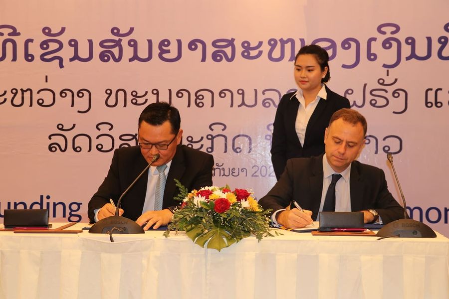 Ngân hàng Pháp cung cấp vốn cho doanh nghiệp nhà nước Lào phát triển lĩnh vực năng lượng