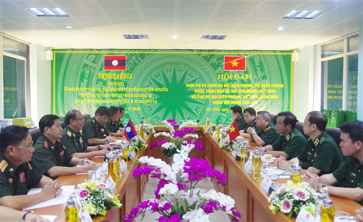 Tăng cường công tác phối hợp giữa lực lượng bảo vệ biên giới Việt Nam và Lào