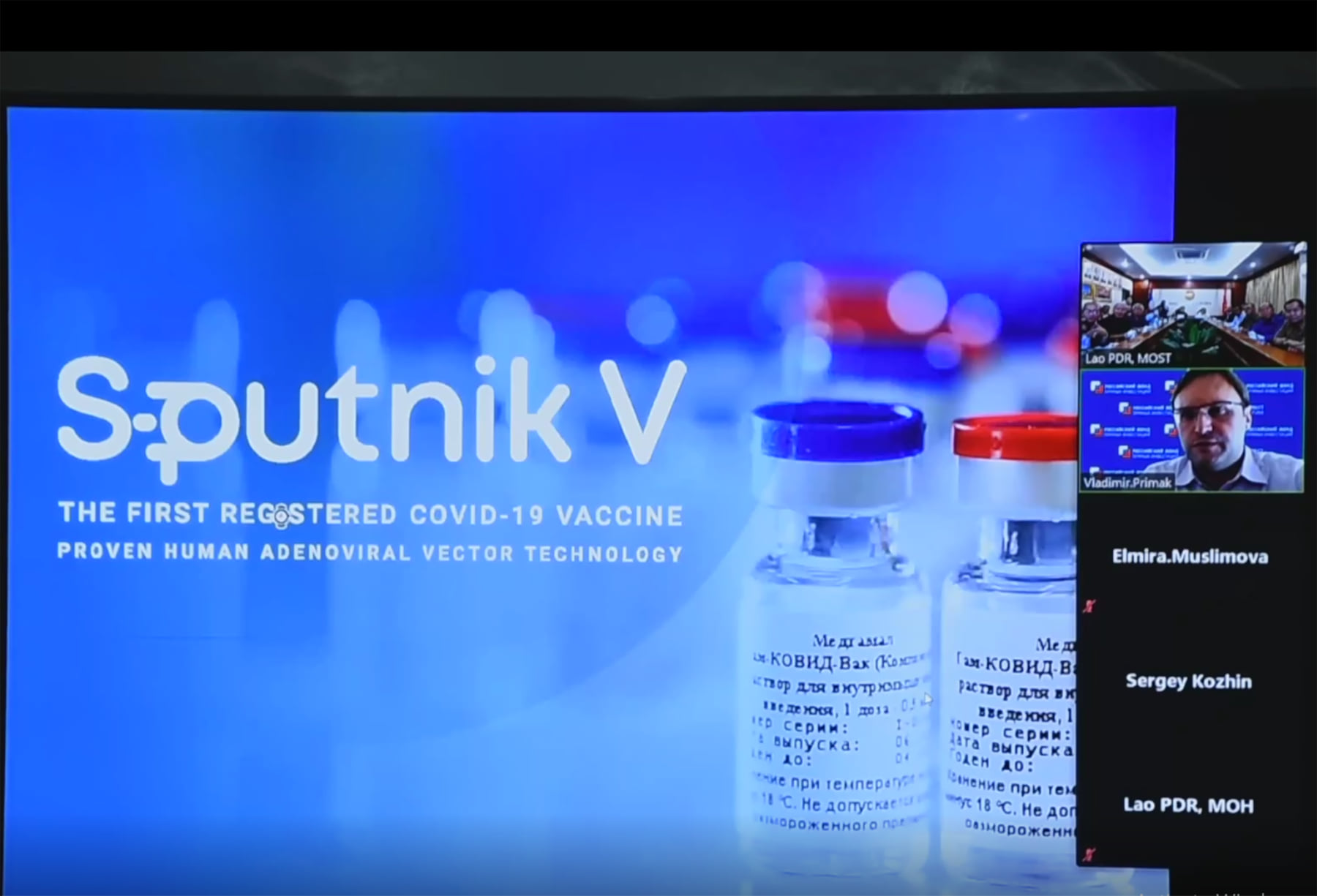 Lào chuẩn bị thử nghiệm vaccine Covid-19 của Nga