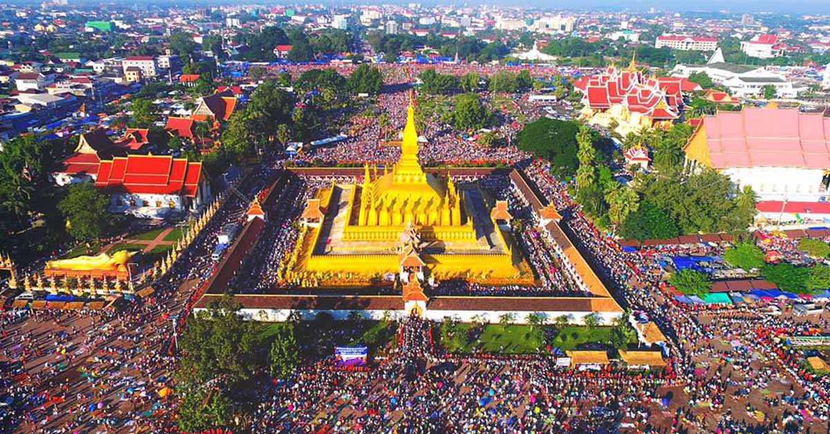 Lễ hội That Luang 2020 chỉ diễn ra trong 3 ngày
