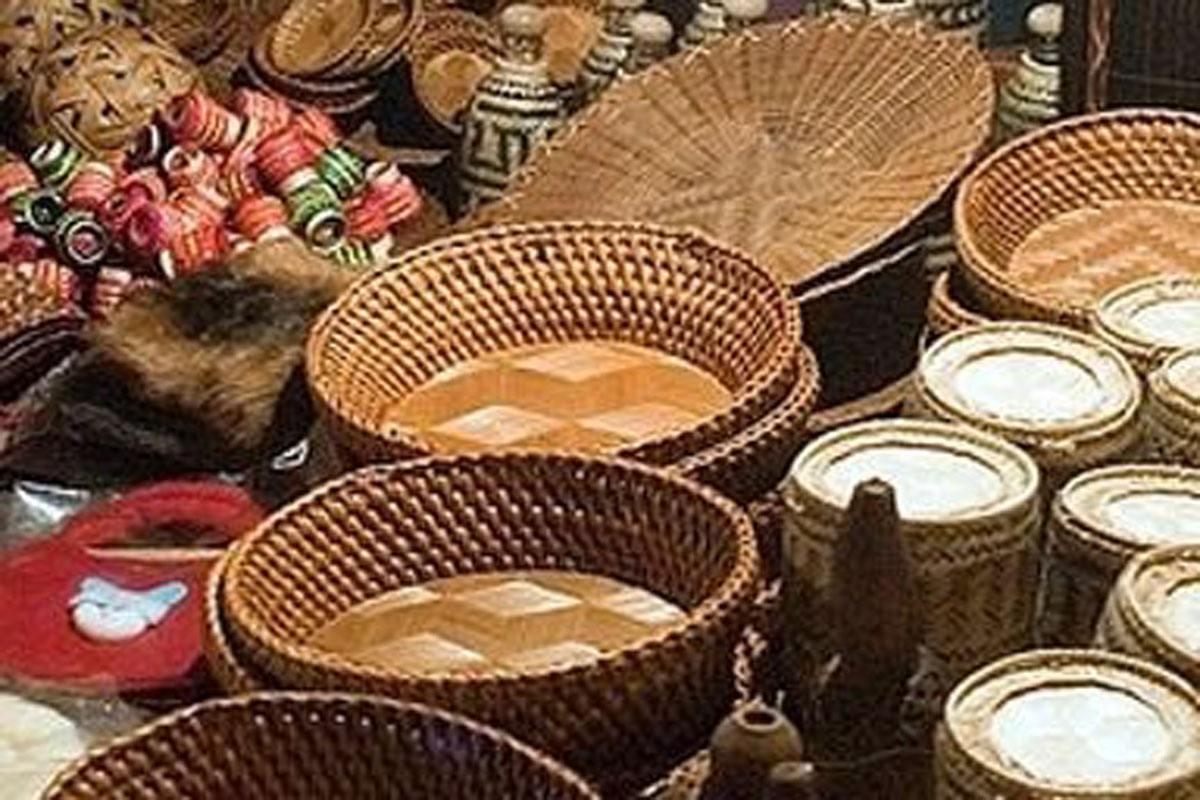 Hội chợ thủ công mỹ nghệ Lào tại thủ đô Vientiane