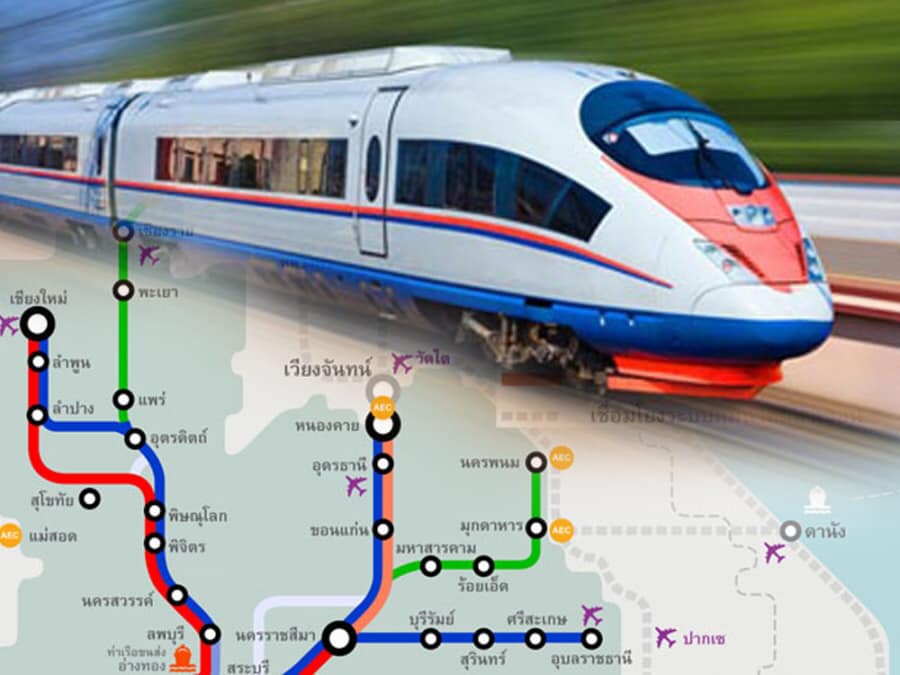 Thái Lan chuẩn bị khởi công dự án đường sắt kết nối với Lào