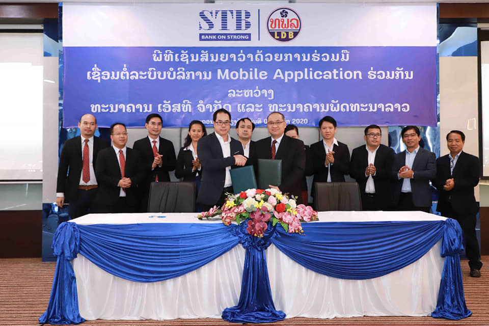 Ngân hàng LDB và STB kết nối hệ thống điện tử