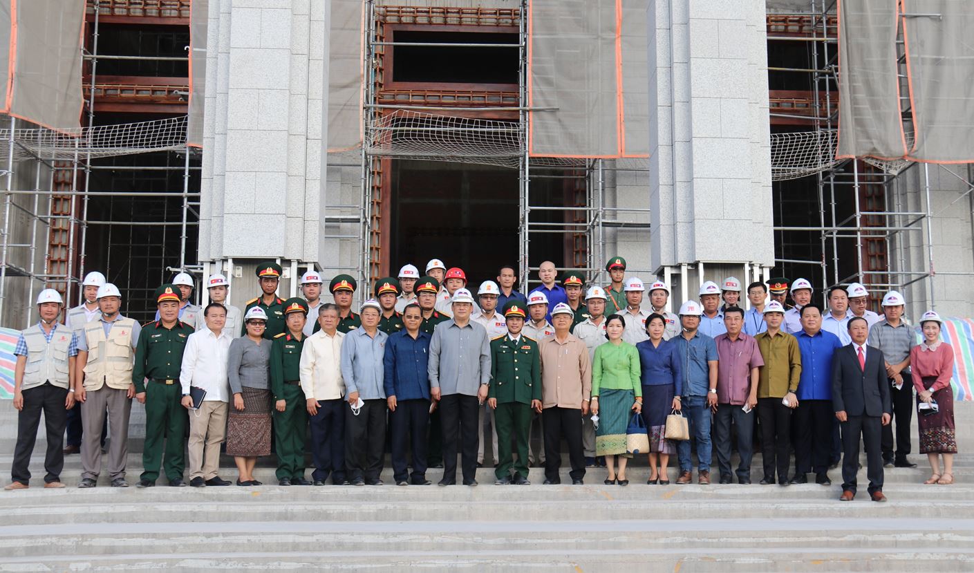 Nhà Quốc hội Lào hoàn thành 80% tiến độ