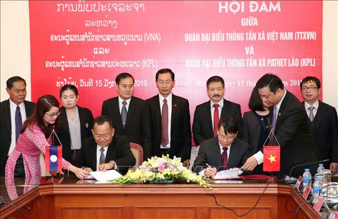 Hợp tác TTXVN – KPL: Trưởng thành trong dòng chảy lịch sử hữu nghị đặc biệt Việt – Lào