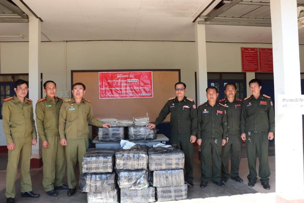 Savannakhet bắt giữ hơn 450kg cần sa