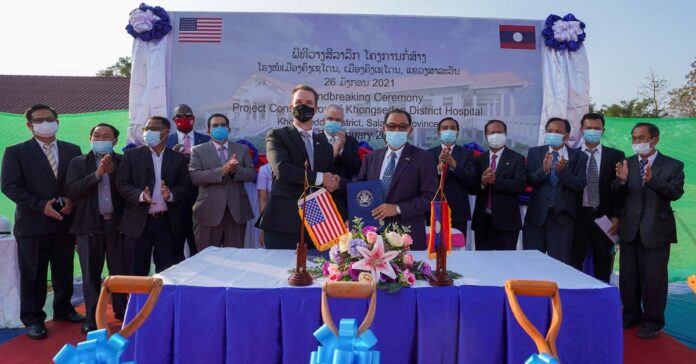 Mỹ tài trợ cải tạo bệnh viện ở miền Nam Lào