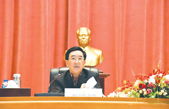 Đảng NDCM Lào tham vấn nhân sự cấp Trung ương
