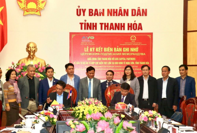 Rót 1,4 tỷ USD, Tập đoàn AVG của Nga đầu tư khu chế biến thịt lợn tại Thanh Hóa