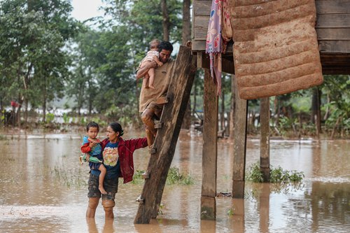 Lào đẩy mạnh công tác phòng chống thiên tai