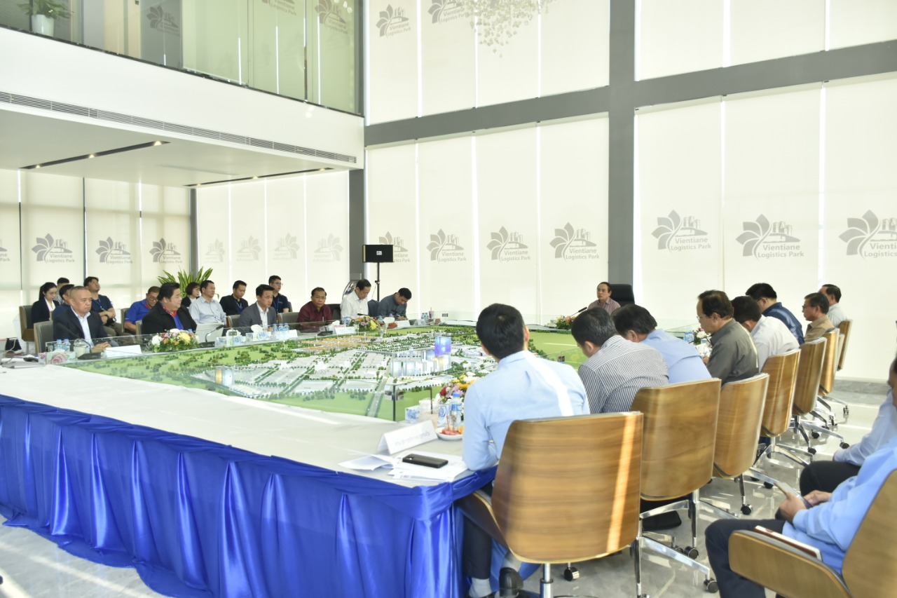 Cảng cạn Vientiane và dự án đường sắt Lào-Trung đàm phán hợp tác