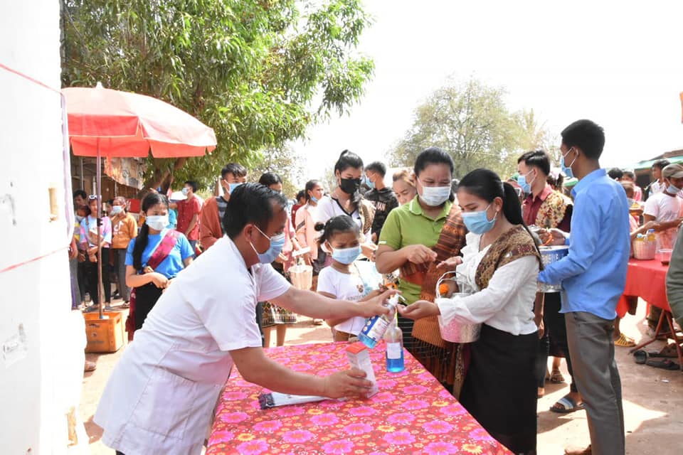 Ảnh: Không khí Bun Pimay Lào 2021