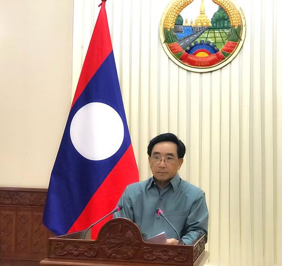 Thủ tướng Lào kêu gọi toàn xã hội chung sức chống dịch Covid-19