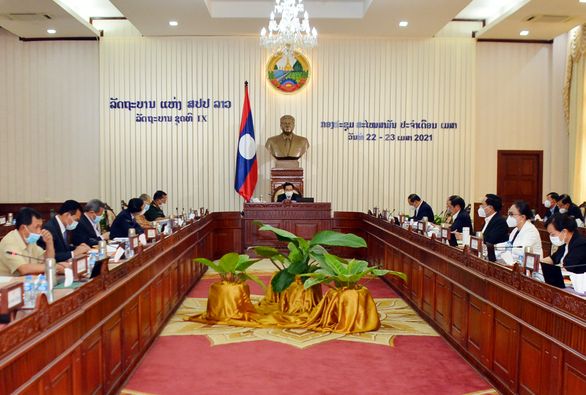 Hội nghị Chính phủ Lào tháng 4 tập trung nhiều vấn đề quan trọng