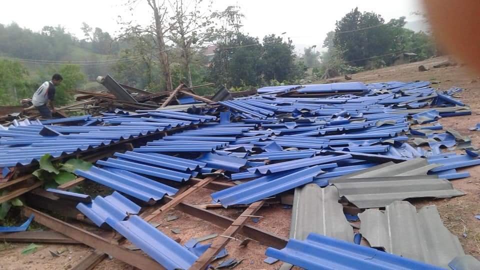 Lào dự báo có giông lốc ở nhiều vùng trong tuần này