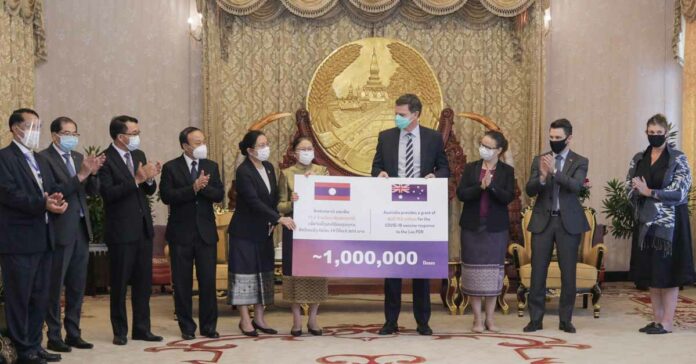 Australia viện trợ Lào đủ mua 1 triệu liều vaccine Covid-19