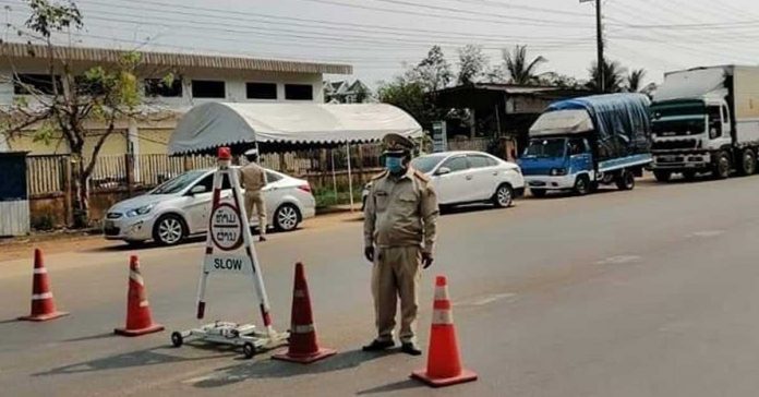 Thủ đô Vientiane phong tỏa nhiều khu vực lây lan dịch Covid-19
