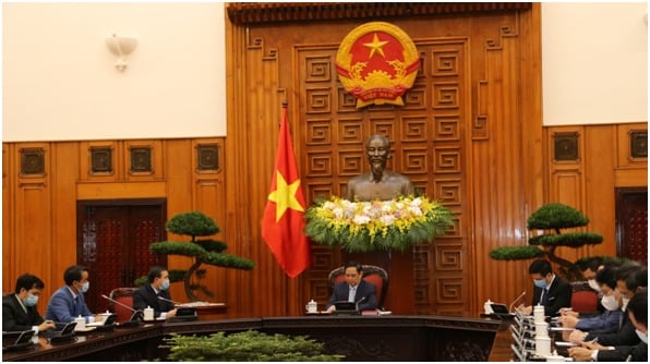 Thủ tướng Phạm Minh Chính gặp Đại sứ Lào tại Việt Nam