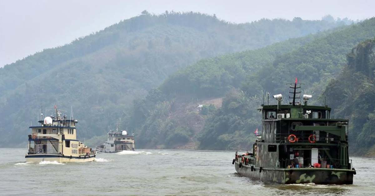 Lào, Myanmar, Thái Lan và Trung Quốc tiếp tục tuần tra chung trên sông Mekong