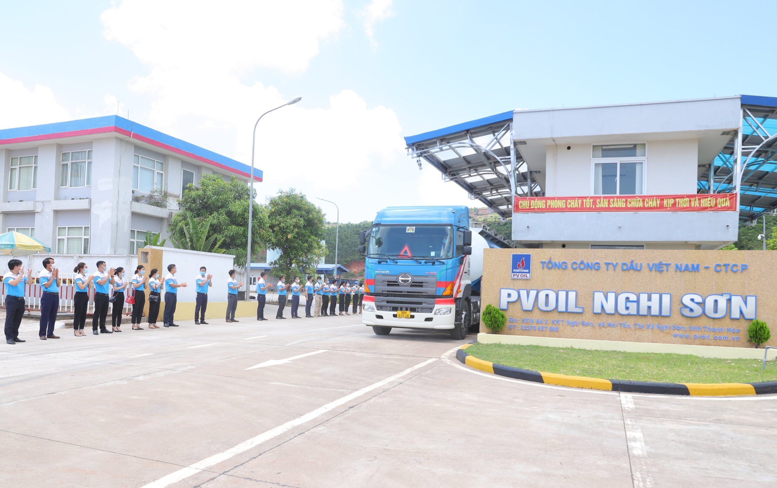 Kho xăng dầu PVOIL Nghi Sơn chính thức đi vào hoạt động
