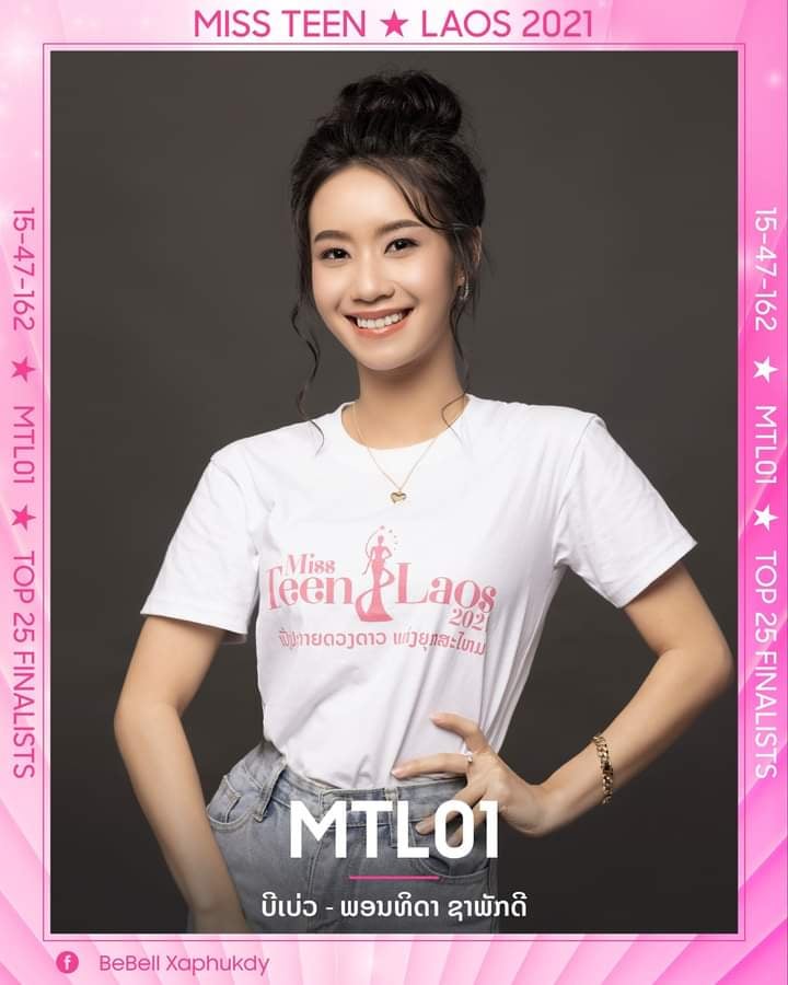 25 cô gái tham gia vòng Chung kết Miss Teen Lào 2021
