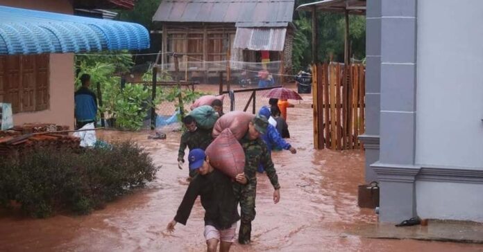 Lào cảnh báo mưa lớn, lũ quét trong tuần này