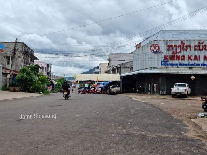 Ảnh: Phong tỏa thành phố Pakse, tỉnh Champasak để phòng chống dịch bệnh Covid-19