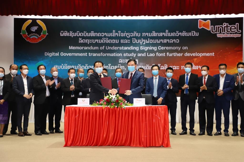 Unitel hợp tác Chính phủ lào thúc đẩy số hóa