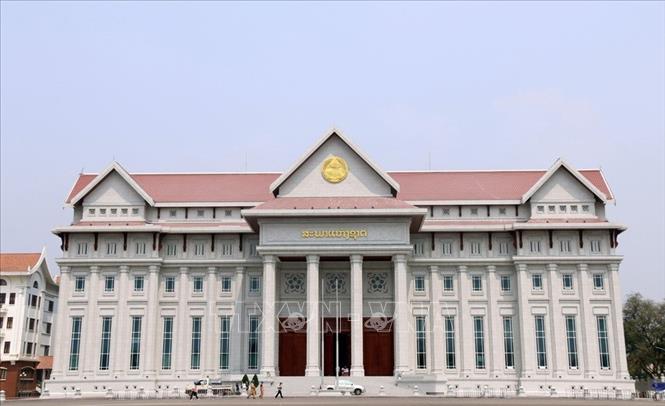 Bộ Xây dựng tổ chức nghiệm thu công trình Nhà Quốc hội Lào