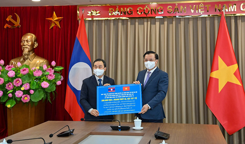 Thúc đẩy hơn nữa quan hệ đoàn kết đặc biệt giữa Hà Nội với các địa phương của Lào