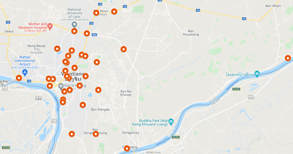 Vientiane ghi nhận số ca Covid-19 trong cộng đồng tăng đột biến